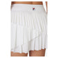 Women's Asymmetrical Pleated Tennis Skort White Apparel Fila