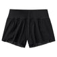 Women`s Double Layer Tennis Short Black Apparel Fila