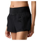 Women`s Double Layer Tennis Short Black Apparel Fila