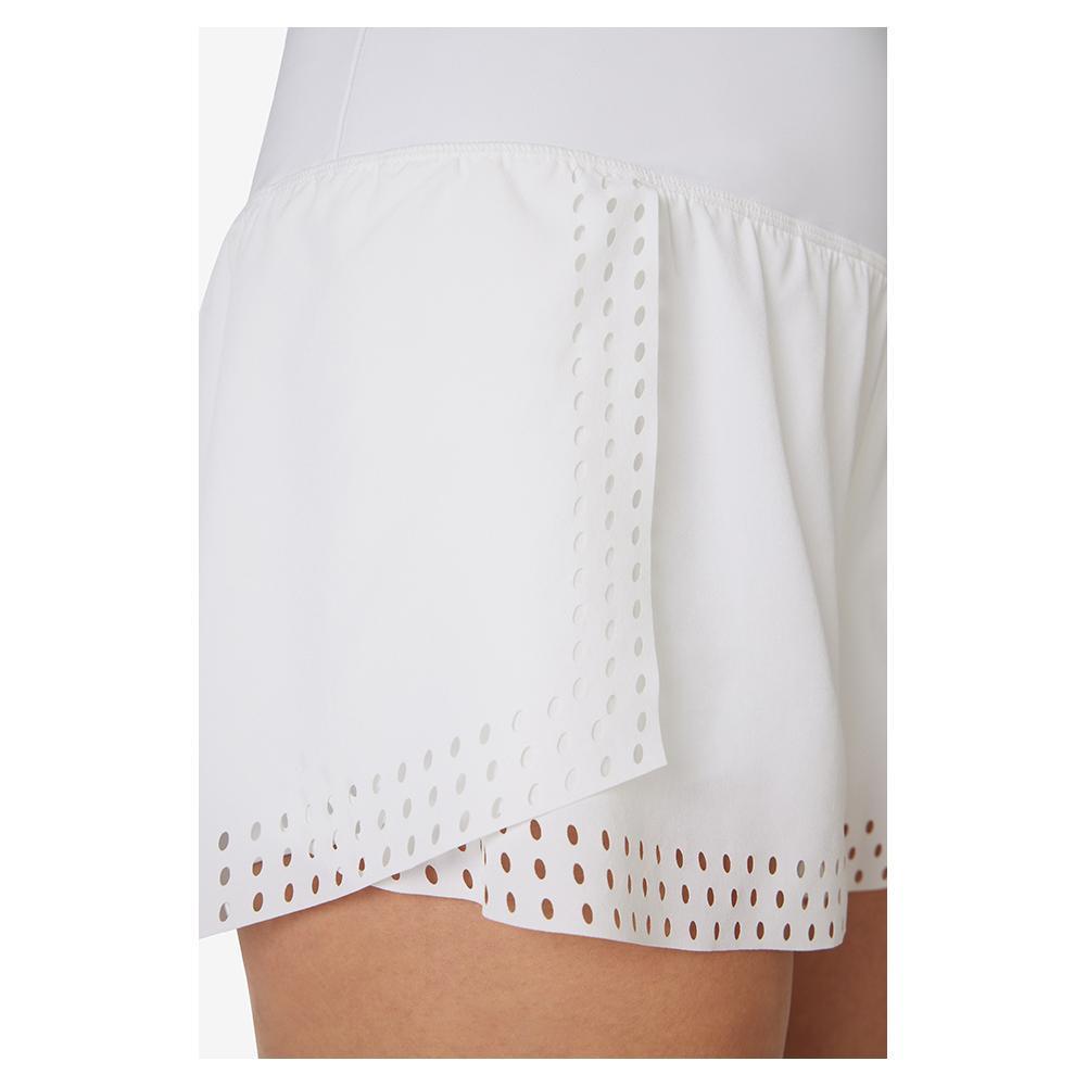 Women's Double Layer Tennis Short White Apparel Fila