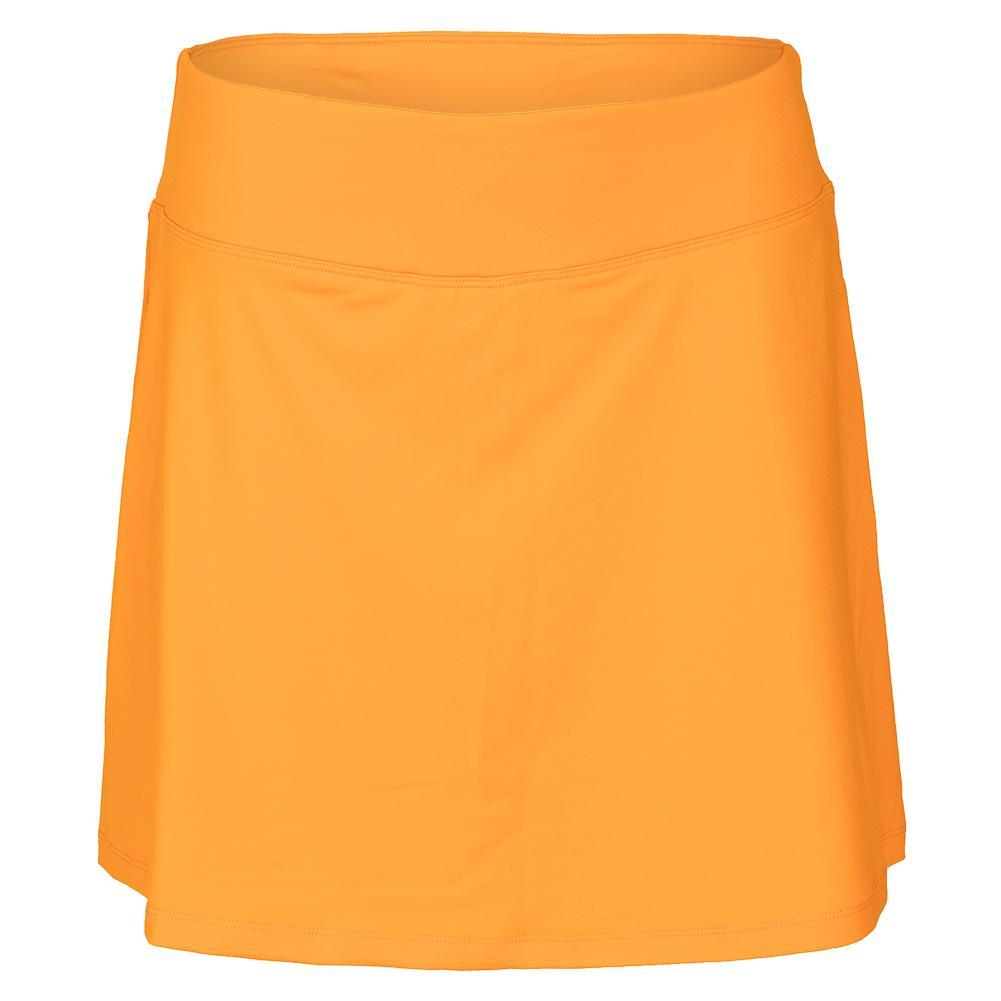 Women's Flirty Flare Pickleball Skort Sweet Mandarin Apparel Fila