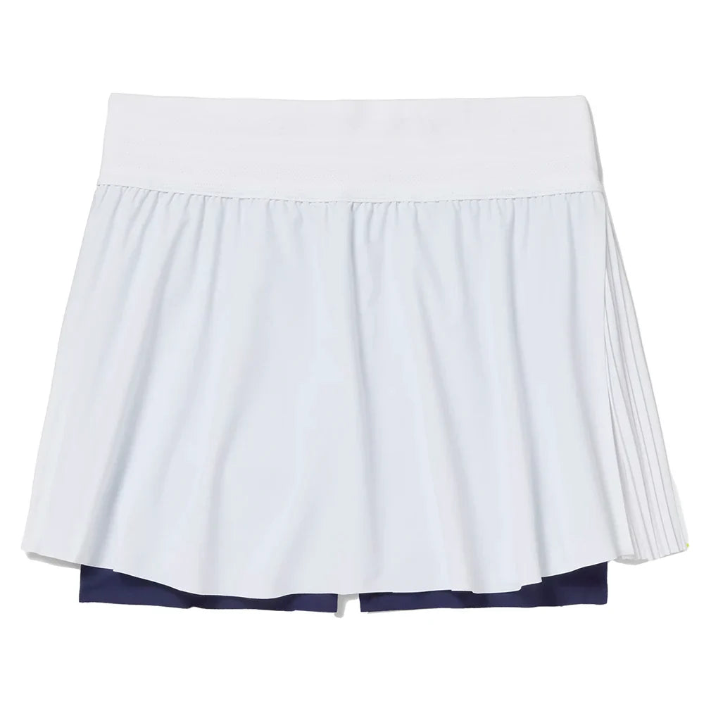 Women`s Center Court Swift 13.5 Inch Tennis Skort White and Skyway Fila