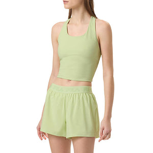 Women`s Cross Court Long Line Tennis Bra Top Shadow Lime Apparel Fila