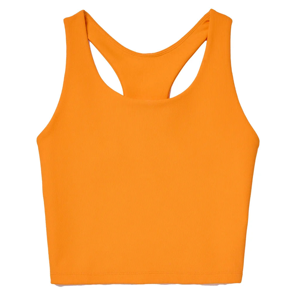 Women`s Cross Court Long Line Tennis Bra Top Oriole Apparel Fila