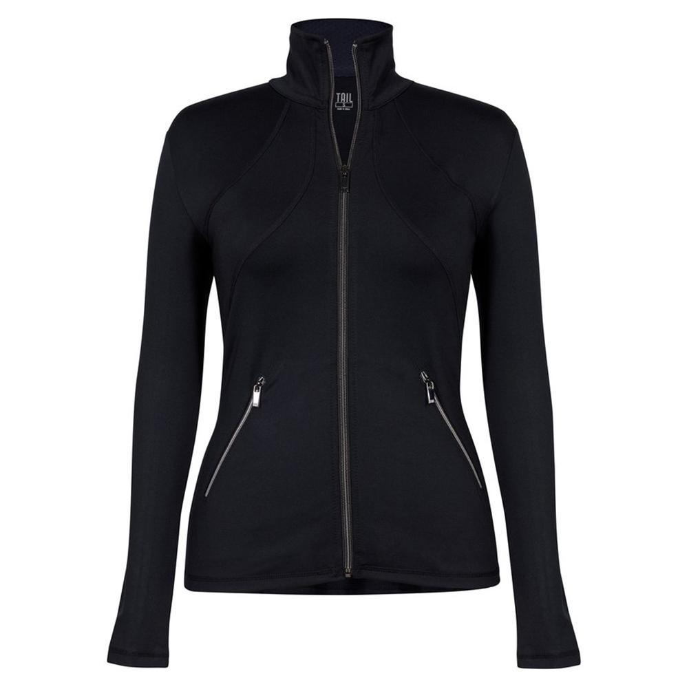 Women's Rachel Tennis Jacket Onyx Apparel Tail