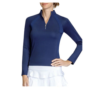 Women's Imelda Long Sleeve 3/4 Zip Tennis Top Apparel Tail