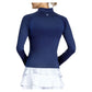Women's Imelda Long Sleeve 3/4 Zip Tennis Top Apparel Tail