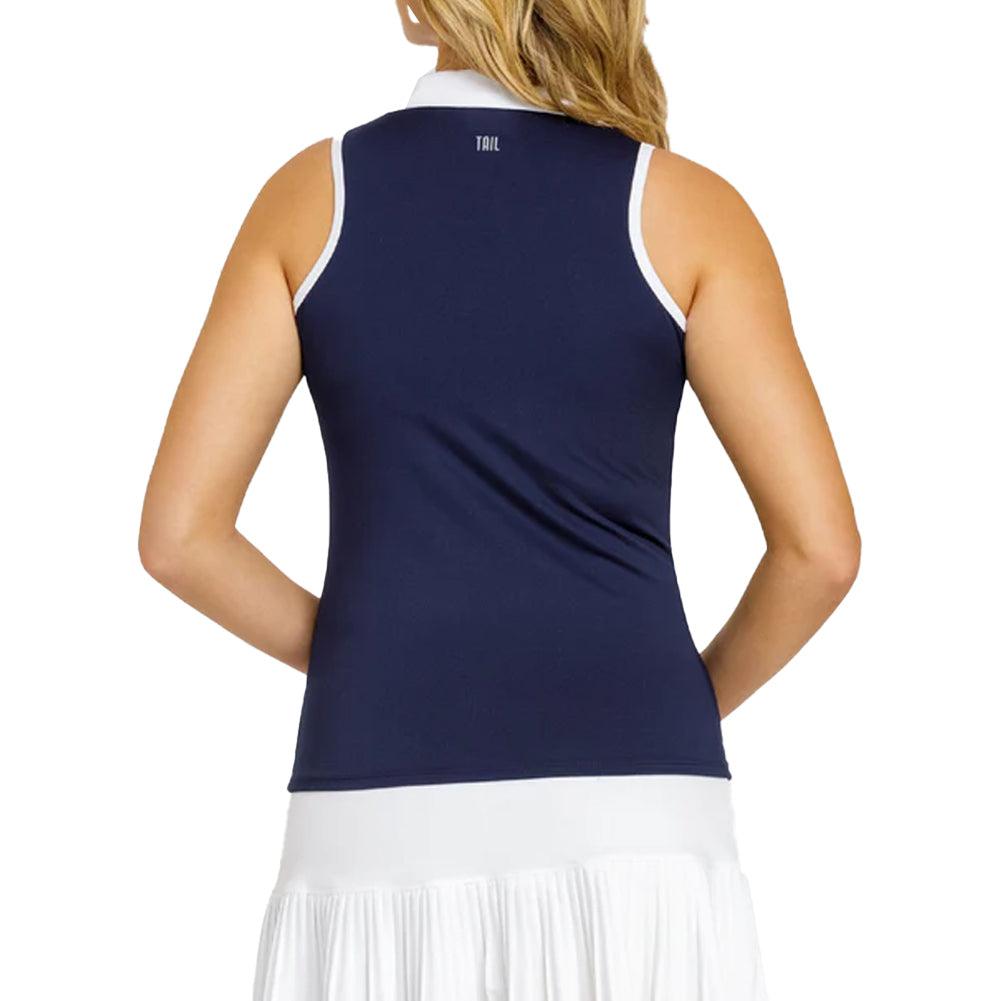 Women`s Sakura Tennis Tank Navy Blue Apparel Tail
