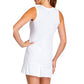 Women's Midtown Sleeveless Tennis Dress Chalk Apparel Tail