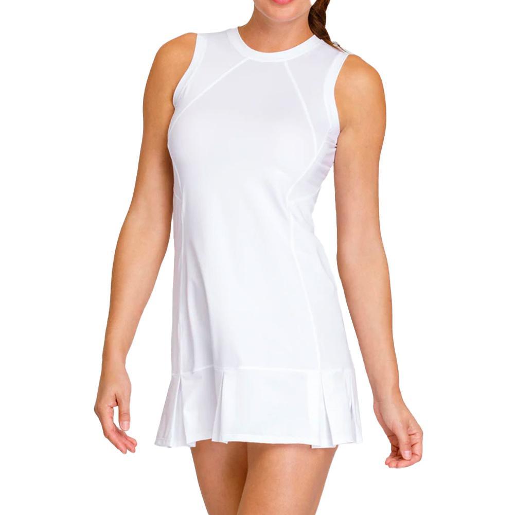 Women's Midtown Sleeveless Tennis Dress Chalk Apparel Tail
