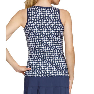 Women's Ciella Tennis Tank Oval Geo Apparel Tail