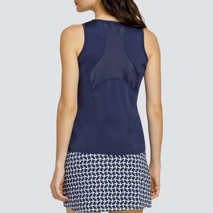 Women's Eudora Tennis Tank Navy Blue Apparel Tail