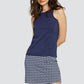 Women's Eudora Tennis Tank Navy Blue Apparel Tail