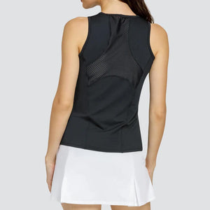 Women's Eudora Tennis Tank Onyx Apparel Tail