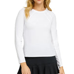 Women`s Legend Long Sleeve Tennis Raglan Chalk Apparel Tail