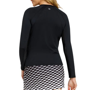 Women`s Legend Long Sleeve Tennis Raglan Onyx Apparel Tail