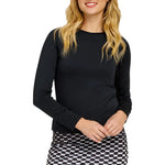 Women`s Legend Long Sleeve Tennis Raglan Onyx Apparel Tail