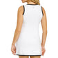Women`s Steffi Zip Front Tennis Dress Chalk Apparel Tail