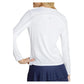 Women`s Gastonia Long Sleeve Tennis Top Chalk Apparel Tail