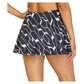 Women`s Skyline 13.5 Inch Flounce Tennis Skort Cascade Geo Apparel Tail