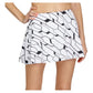 Women`s Skyline 13.5 Inch Flounce Tennis Skort Cascade Geo Apparel Tail