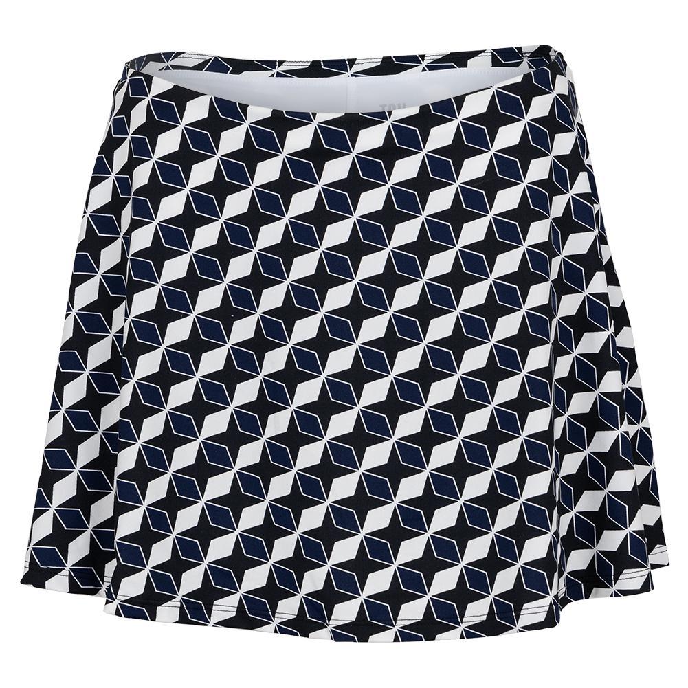 Women's Skyline 13.5 Inch Tennis Skort Stellar Geo Apparel Tail