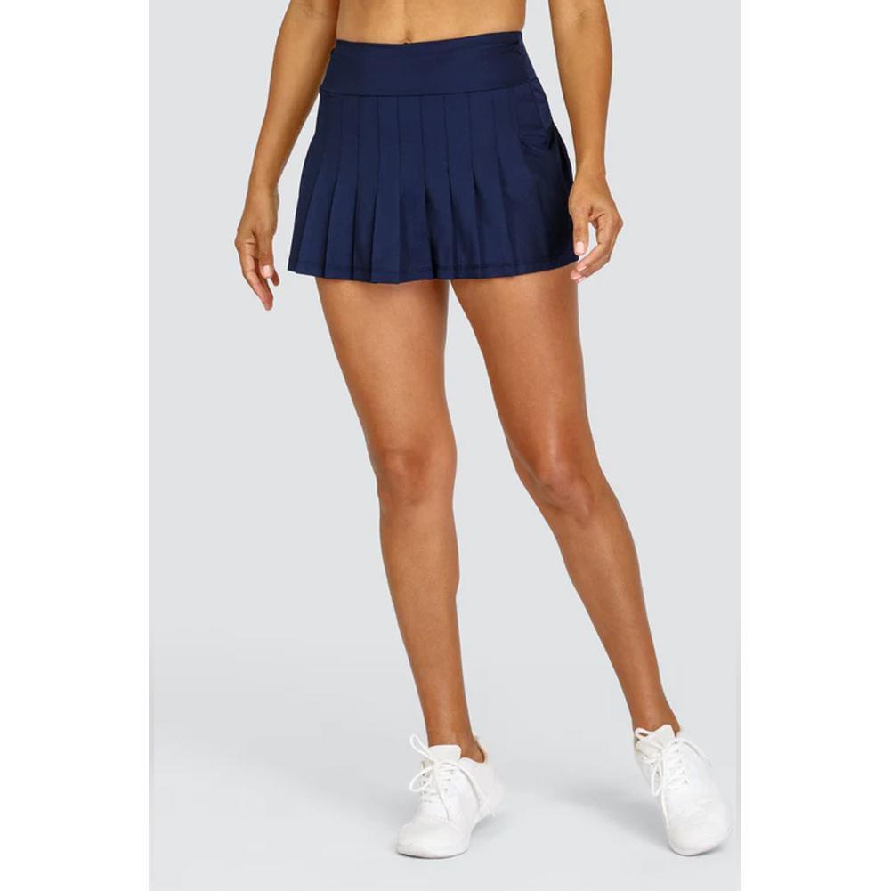 Women's Jillian 13.5 Inch Pleated Tennis Skort Navy Blue Apparel Tail
