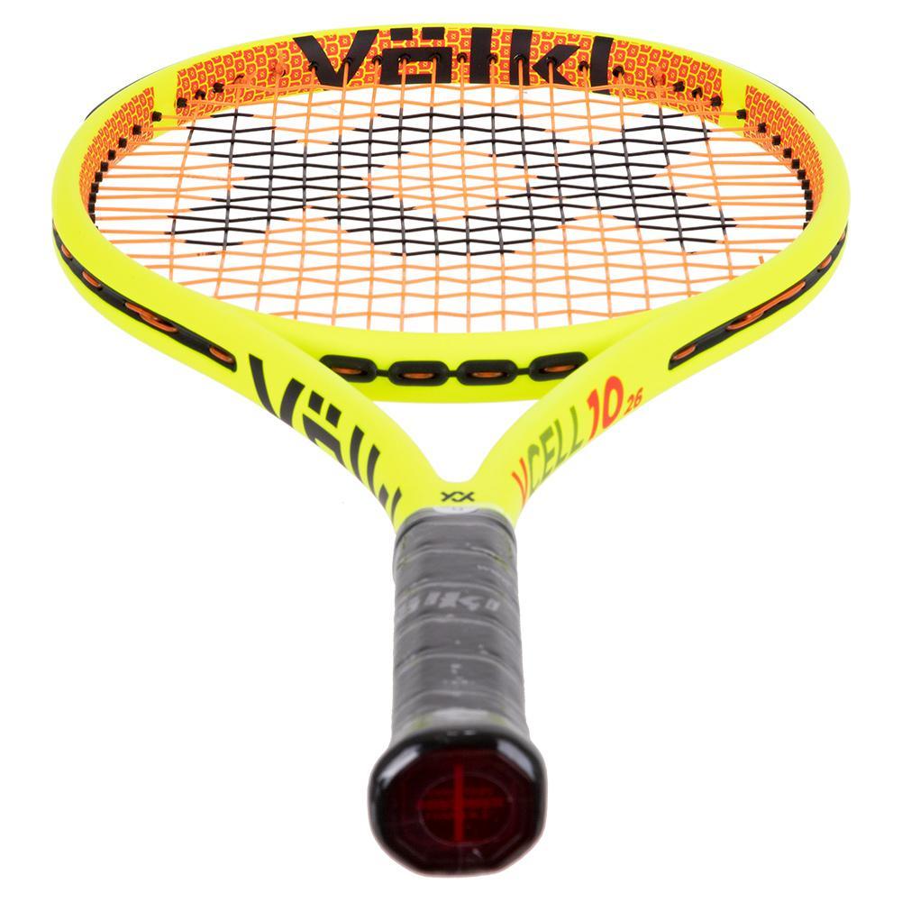 Juniors` V-Cell 10 Prestrung Tennis Racquet Racquets Volkl