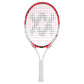 Juniors` Revolution 23 Prestrung Tennis Racquet White and Hot Pink Racquets Volkl