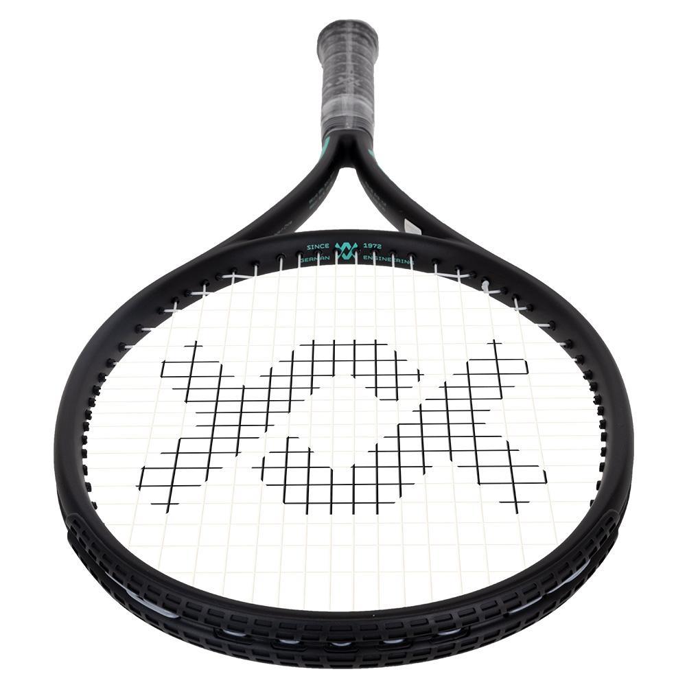 Team Speed Prestrung Tennis Racquet Black and Turquoise Racquets Volkl