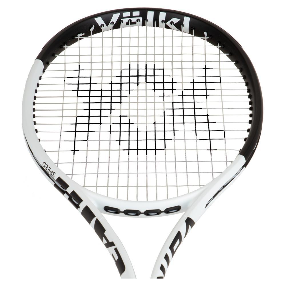 Team Speed Prestrung White and Black Tennis Racquet Racquets Volkl