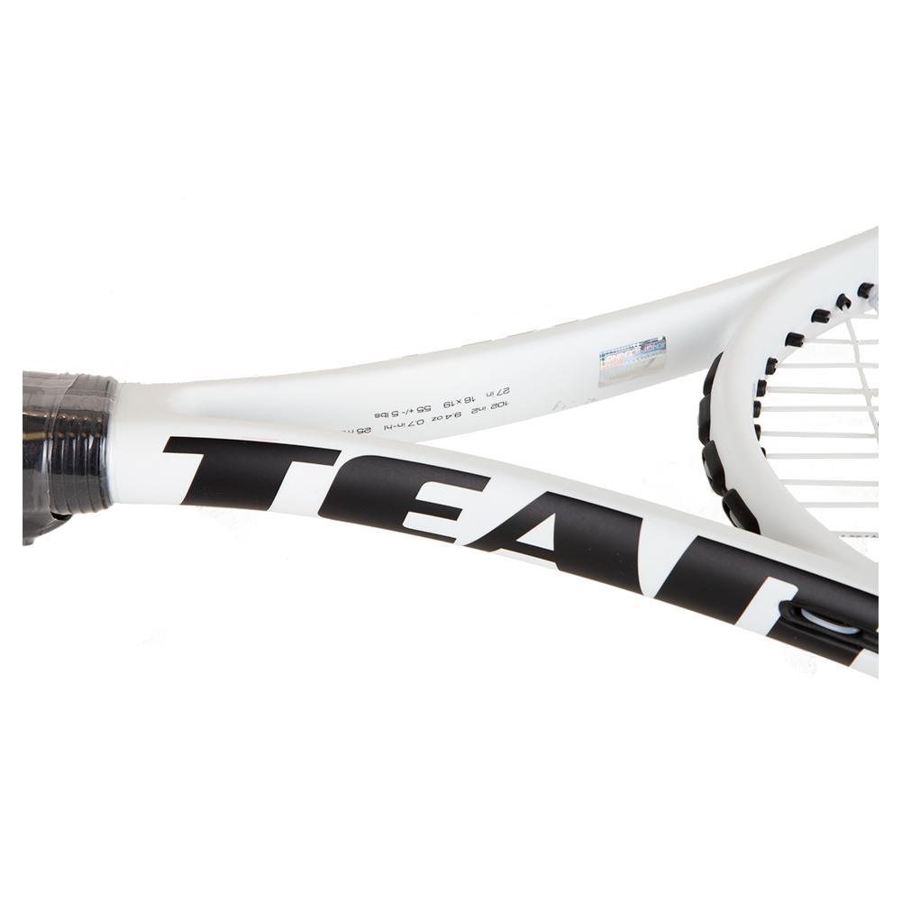 Team Speed Prestrung White and Black Tennis Racquet Racquets Volkl