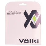Classic Synthetic Gut 16G Tennis String Optic Yellow Strings Volkl