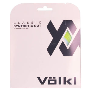 Classic Synthetic Gut 16G Tennis String Optic Yellow Strings Volkl