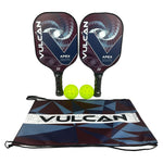 Apex Pickleball Paddle Set Racquets Vulcan
