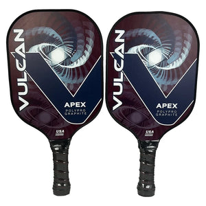 Apex Pickleball Paddle Set Racquets Vulcan