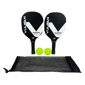 Mantra Pickleball Paddle Set Racquets Vulcan
