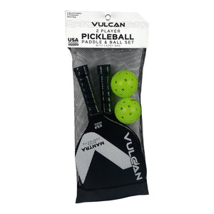Mantra Pickleball Paddle Set Racquets Vulcan