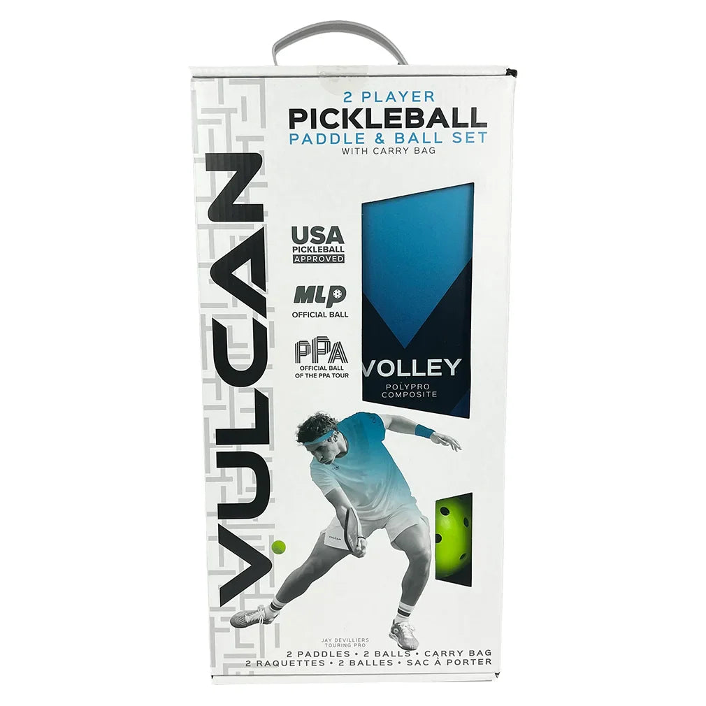 Volley Pickleball Paddle Set Racquets Vulcan