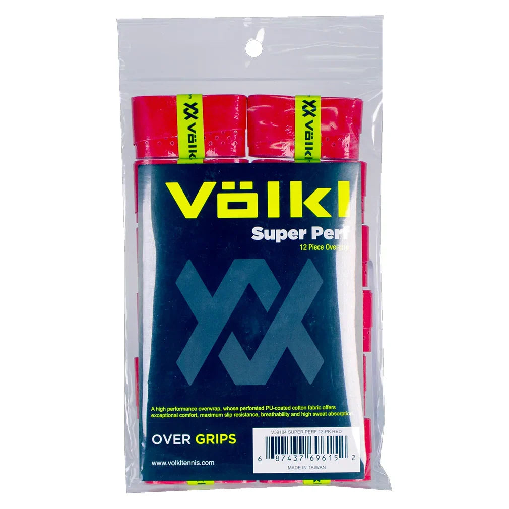 Super Perf Tennis Overgrip 12 Pack Accessories Volkl