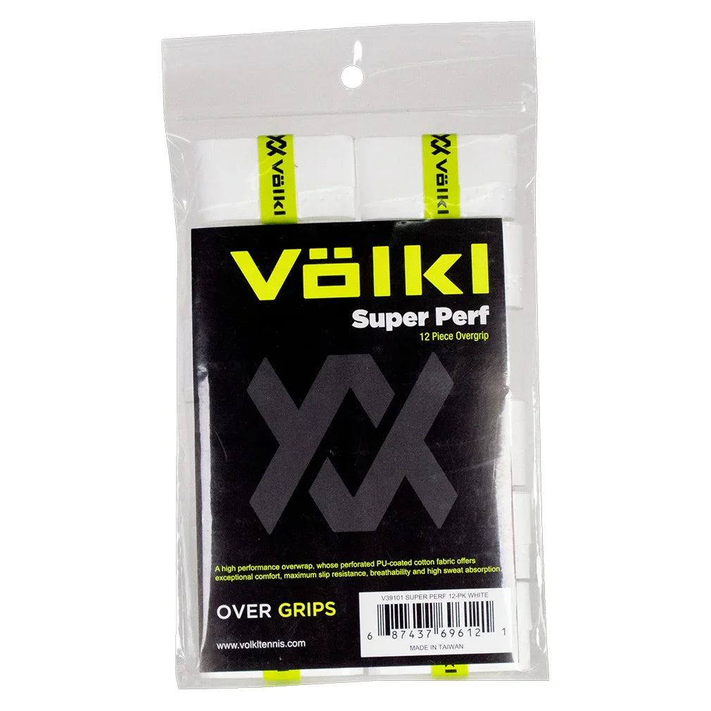 Super Perf Tennis Overgrip 12 Pack Accessories Volkl