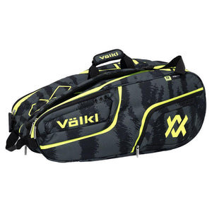 Tour Zebra Mega Tennis Bag Black and Neon Yellow Bags Volkl