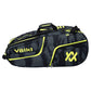Tour Zebra Mega Tennis Bag Black and Neon Yellow Bags Volkl