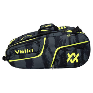 Tour Zebra Mega Tennis Bag Black and Neon Yellow Bags Volkl