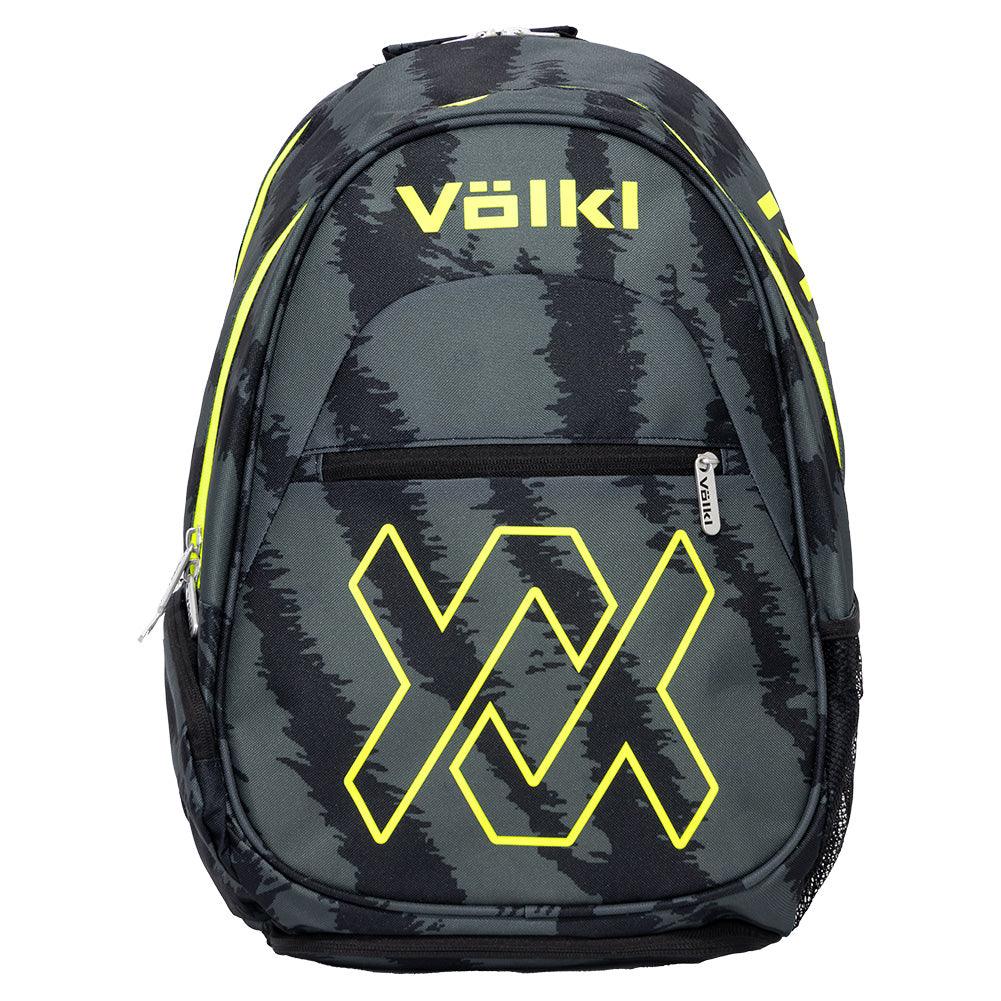 Tour Zebra Tennis Backpack Black and Neon Yellow Bags Volkl