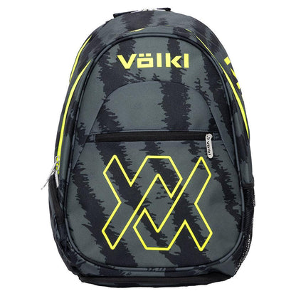 Tour Zebra Tennis Backpack Black and Neon Yellow Bags Volkl