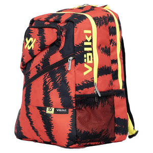 Tour Zebra Euro Tennis Backpack Lava Red and Black Bags Volkl