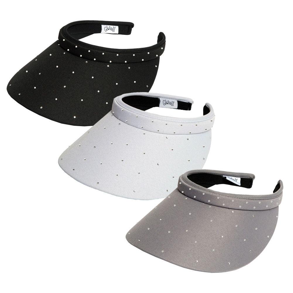 Women`s Bling Slide On Visor Apparel Glove It