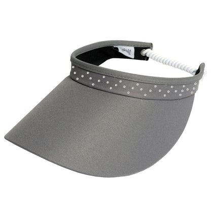 Women`s Bling Coil Visor Apparel Glove It