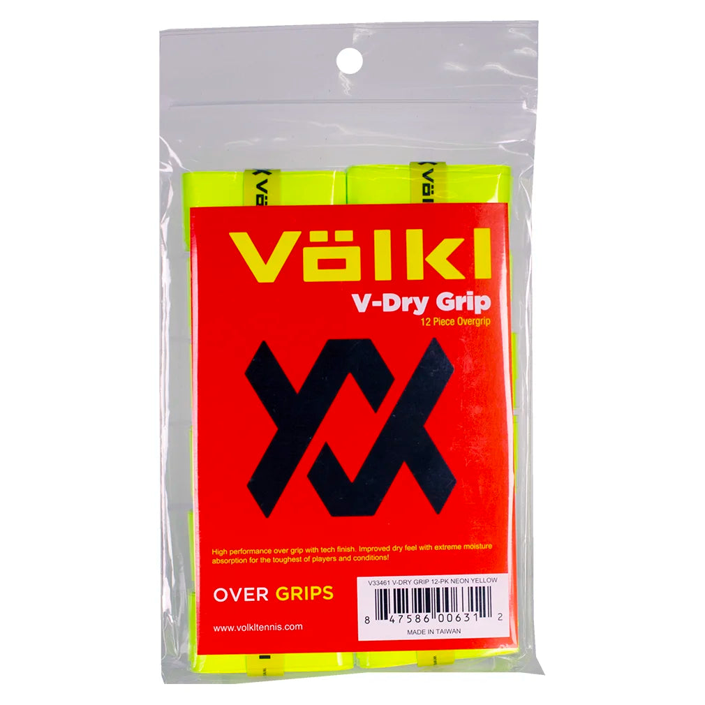 V Dry Tennis Overgrip 12 Pack Accessories Volkl